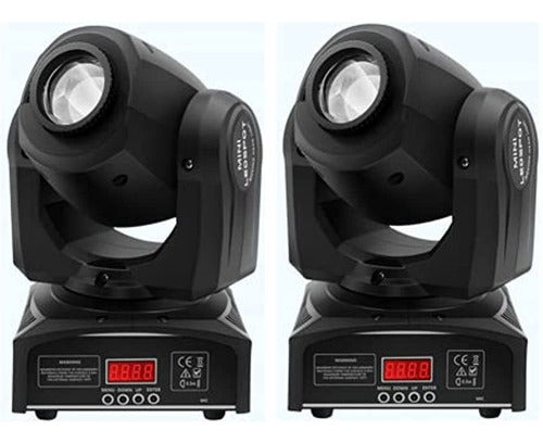 2pack 60w Led De Luz Con Cabezal Móvil 8 Gobo 8 Pattern Spot 0