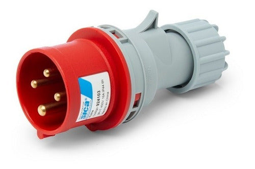 Sica Industrial Male Connector 3p + Earth 32A 230Vca IP44 0