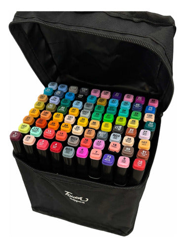 Oh Regalos Set of 80 Touch Markers, Dual Tip Thick and Fine 0