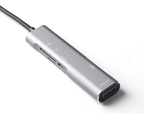 Adaptador Multipuerto Tipo C, 5 En 1, Usb 3.1 Tipo C Con Hdm 1