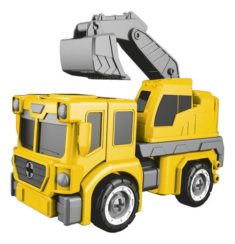 Ditoys Convertible Construction Truck Transformer Robot 1