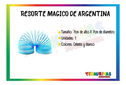 Ternuritas Resorte Mágico Slinky Argentina Mundial Juguete Saltarin 2