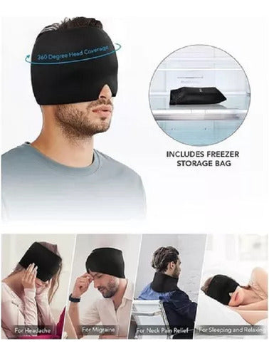 Gorro En Gel Terapéutico Natural Alivia Migrañas Y Dolores 1