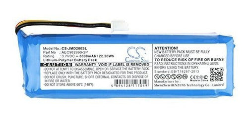 Cameron Sino 6000mAh High-Capacity AEC982999-2P Battery - Replacement for JBL Charge Speaker Battery 0