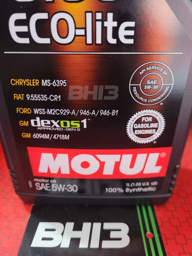 Motul 8100 5w30 Eco-lite Kit Troca De Óleo Azera 3.3 Pel114 3