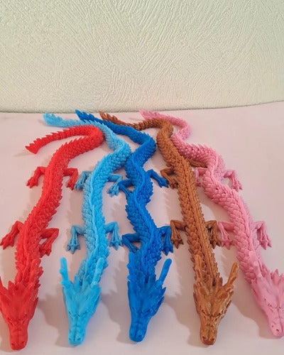 Articulated Dragon 3D Printed Toy 5