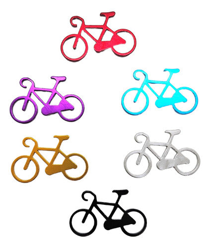 Set of 15 Bike Keychain Bottle Opener Souvenir Metallic Openers 4