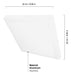 Square LED Surface Panel Light 18W 21x21cm Demasled 1
