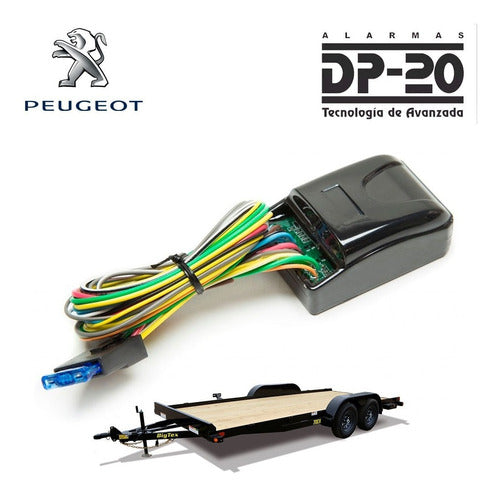 DP-20 Modulo Emulador Luces Para Trailer 6 Vías Peugeot Estanco 1