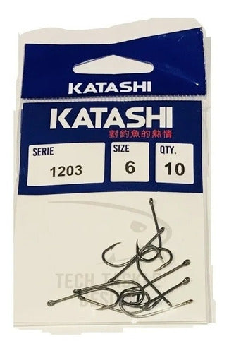 Katashi Long Shank Hooks 1203 Pejerrey x 10 Units 0