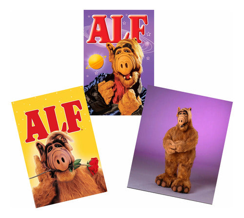 3 Posters A3 (30x42 Cm.) Alf, Papel 80 Gr. 0