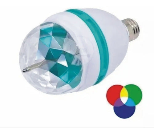 Black Sheep Rotating RGB Disco Lamp 0