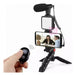 Professional Video Streaming Kit with Microphone, Tripod, and LED Lighting for Cell Phone 8