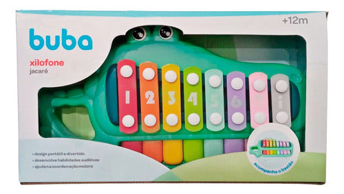 Xilofone Infantil Brinquedo Musical De Jacaré 12m+ Buba 3