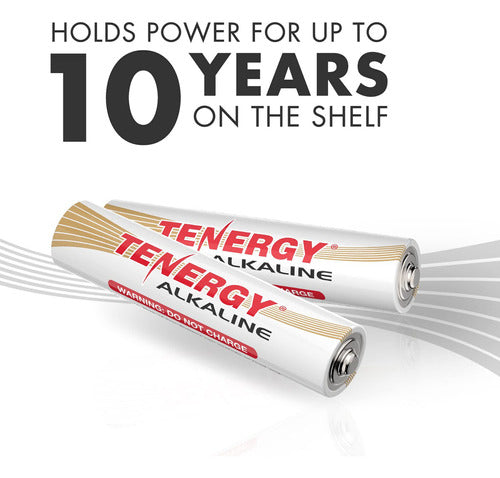 Tenergy Alkaline AA Batteries 1.5V - Non-Rechargeable 4