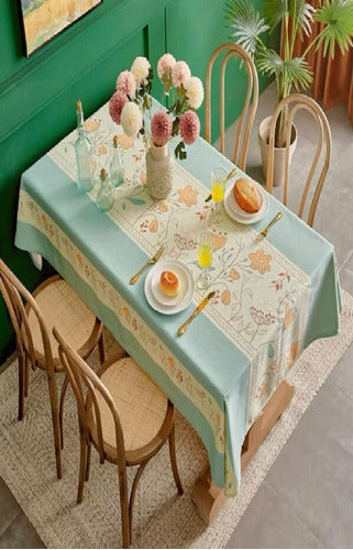 Tropical Printed Stain-Resistant Anti-Wrinkle Tablecloth 150x310cm 1