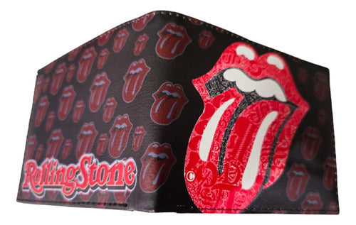 Rolling Stones Billetera De Cuerina - Eternia Store 0