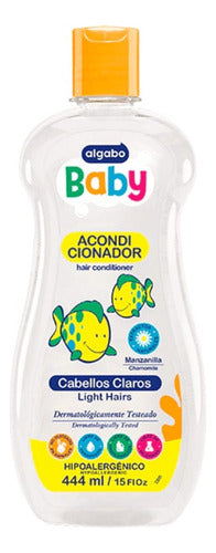 Acondicionador Algabo Bebe Cabellos Claros 444 Ml ( Pack X 8 0