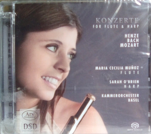 M.C.Muñoz-S.O'Brien-Kammerorchester Basel: Cd Konzerte For Flute & Harp 0