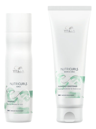 Wella Nutricurls Shampoo + Acondicionador Purificante 250 0