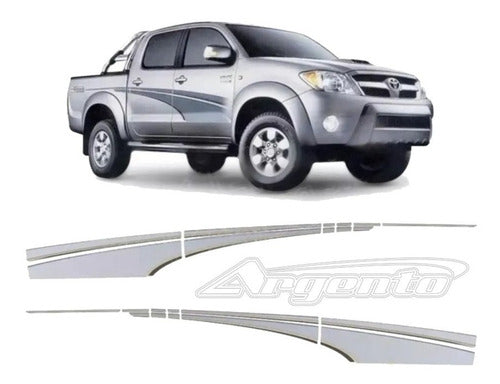 Franjas Laterales Toyota Hilux Srv 2005 Calcos LG 0