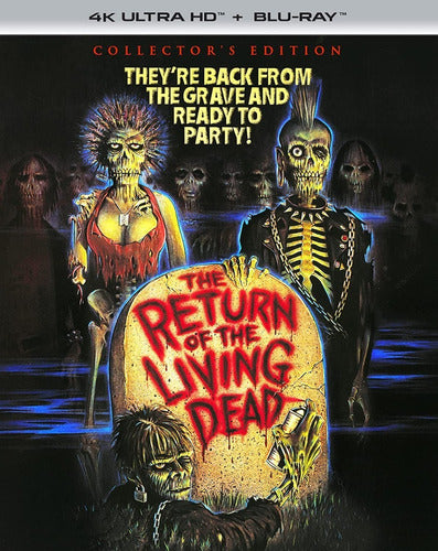 4K Ultra HD Blu-Ray Movie: The Return of the Living Dead (English Subtitles) - 4K Ultra Hd + Blu-Ray Return Of The Living Dead Subt. Ingles