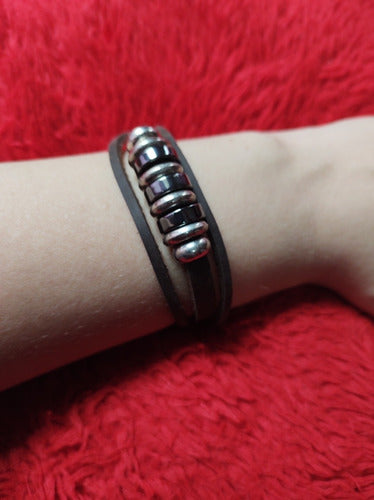 Sweet Emotion Rock Gothic Medieval Unisex Leather Bracelet 1