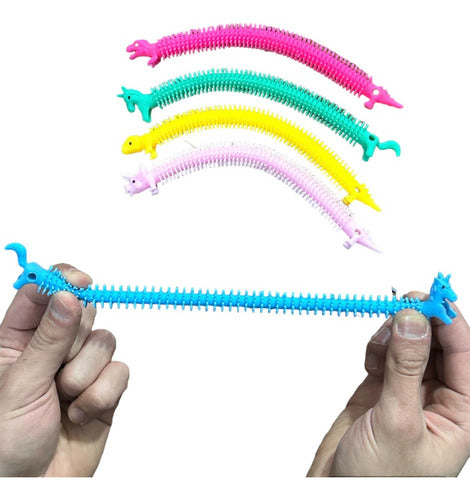 Noodles Elastic Bracelet Fidget Toy Pack x10 Squishy 0