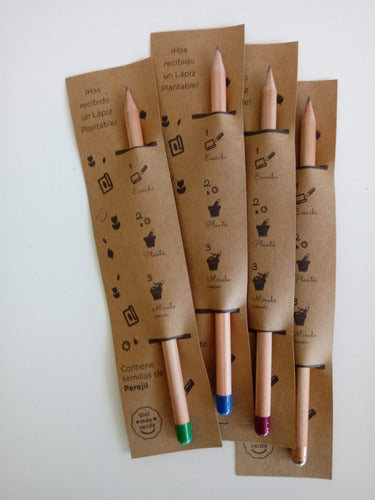 Viví más Verde - Plantable Pencil - 50 Units with Pack 2