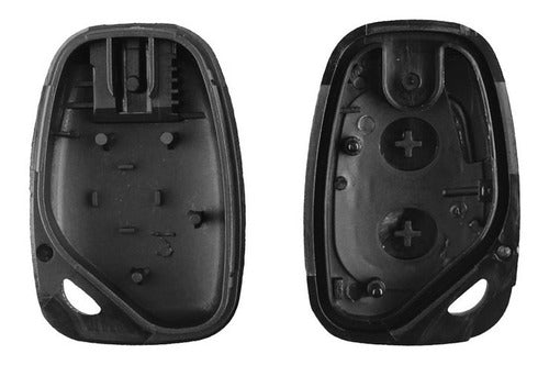 Key Case Compatible with Master Clio Logan Symbol 2 Button 1