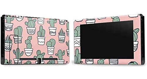 Skinit Pink Cactus Nintendo Switch Bundle Skin 1