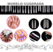 Paris Night Tips Nails Paris Night X500 Soft Gel, Press On Coffin Bolsa 4