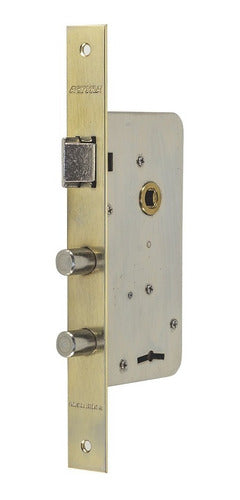 Acytra Double Bolt Reversible Lock Gold Front 105 1