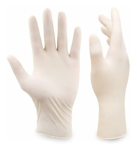 Top Glove Latex Exam Gloves Size M - Pack of 100 1