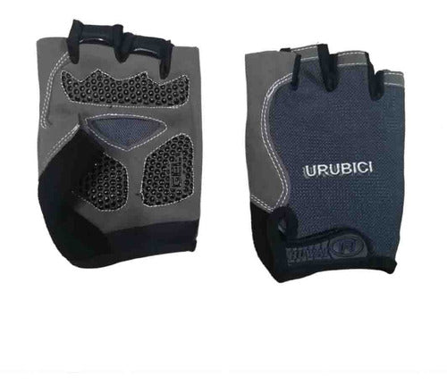 Huwai Short Cycling Gloves with Gel Size L Black and Gray 1