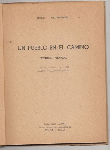 1948 Juan Borges Y Elsa Fernandez Un Pueblo En El Camino 1