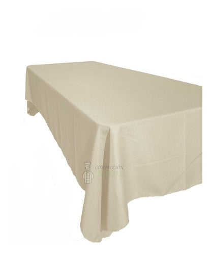 Tropical Mechanical Anti-Stain 2.00x2.00 Tablecloth in Various Colors 27