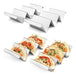 Artthome Taco Holders 4 Pack - Stainless Steel Tray Style 0