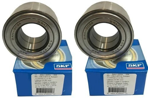 SKF Front Wheel Bearing Kit X2 for Renault Kangoo, Megane, Clio 19 0