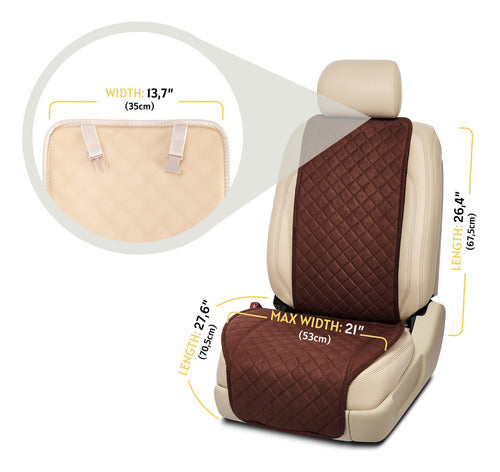 Ivicy Car Seat Cover in Suede for All Cars 5