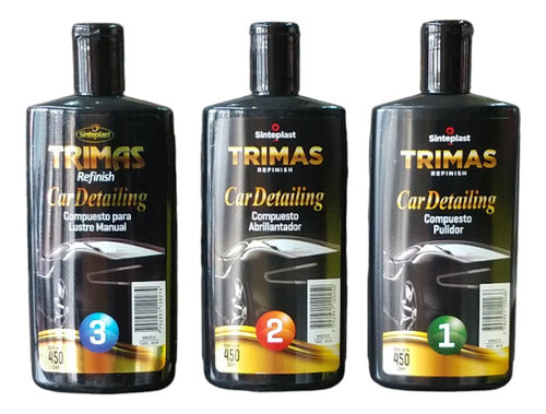 Trimas Kit De Pulido Pastas De Pulir Paso 1 2 3 500 Ml 0