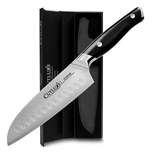 Cuchillo Acero Japonés Damasco Mango Ergonómico Cocina Afila 0