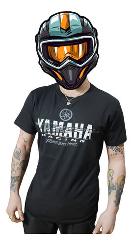 Urban Ryder Black Urban Motorcycle T-Shirt - Yamaha - Demoto 0