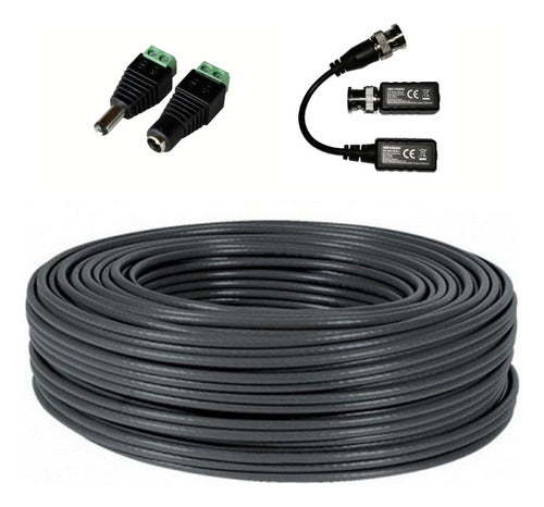 Paks Cable Utp 30m Cat5e + 2 Pares Balunes + 4 Nationals 0