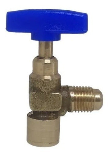 Intermec Refrigerant Gas Valve with Wheel for Disposable Cans 0