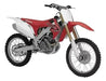 Moto Colección Maisto Honda Crf 1/18 Roja Y Blanca Febo 0