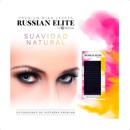 Russian Elite by Neicha Premium Mink Extensions Curvature D0.05 (16 Lines) 1