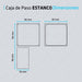 Caja Estanco Pvc Camaras Balun Electricidad 90x90x55 Pack 5 2