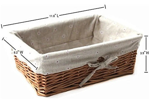 Kingwillow Natural Wicker Storage Basket 3