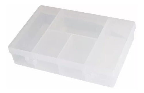 Gema Plastic Organizer Box 5 Divisions Fishing x 5 Uni Bijou 1